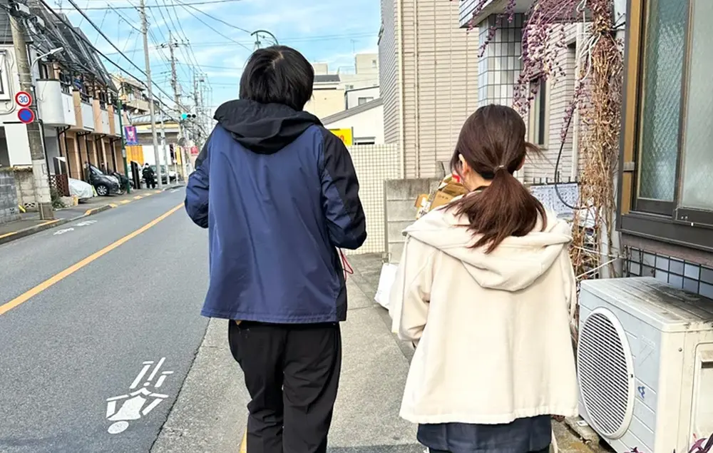 トータルケア調布のスタッフインタビューのようす