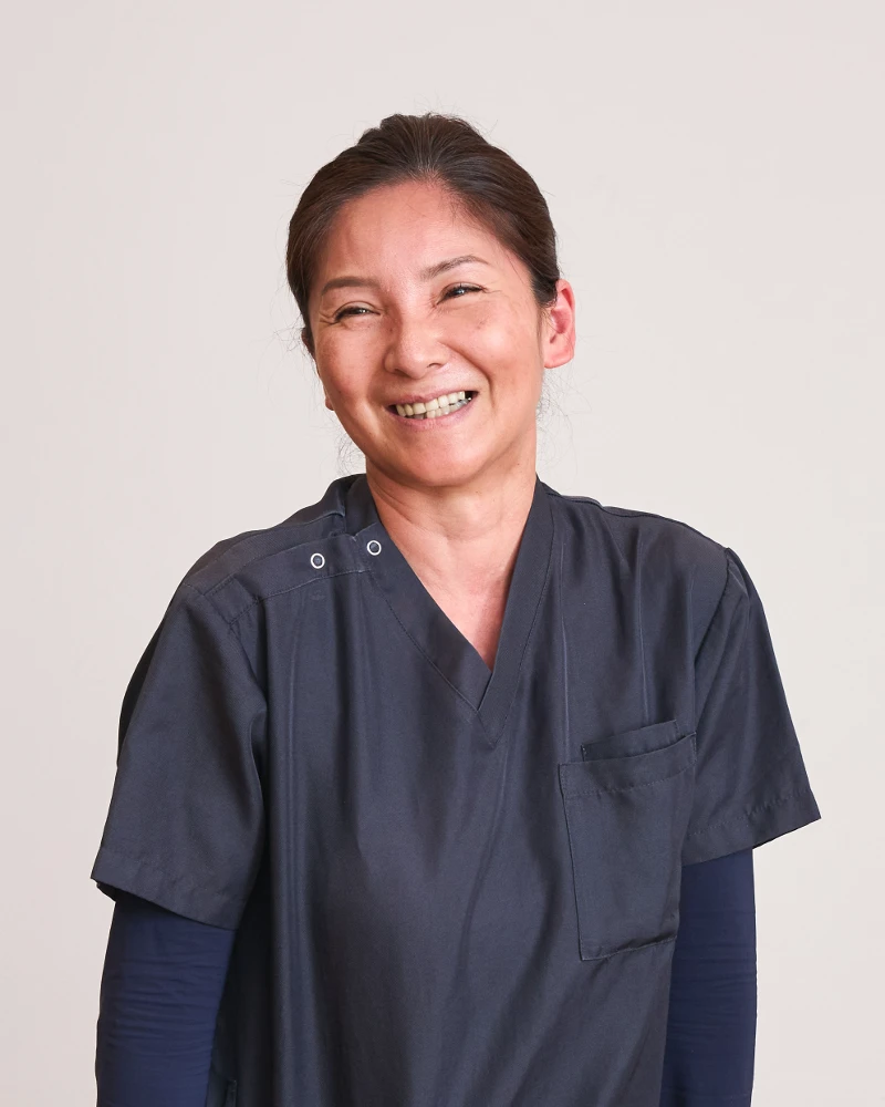 トータルケアのスーパーバイザー看護師 Yoshie Tsujikawa